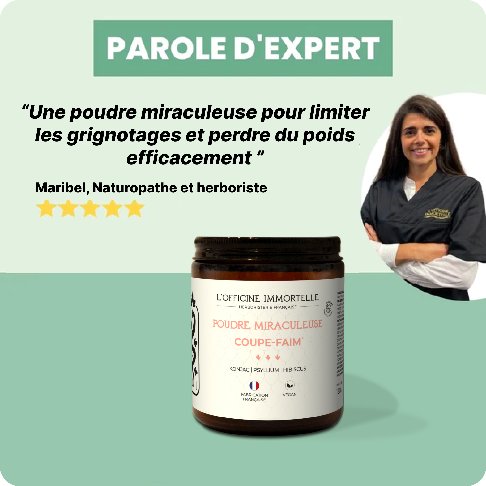 Poudre miraculeuse Coupe-faim